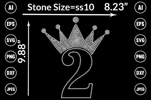 2 Birth Rhinestone Templates Design: A Practical Asset for Celebration Crafts