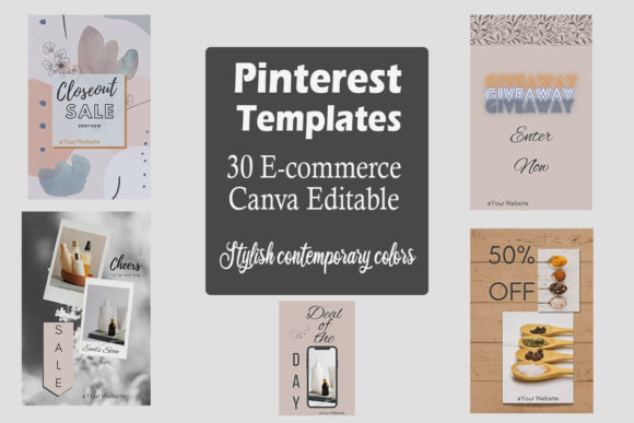 Elevate Your Brand with Stunning, Editable Pinterest Templates in Canva