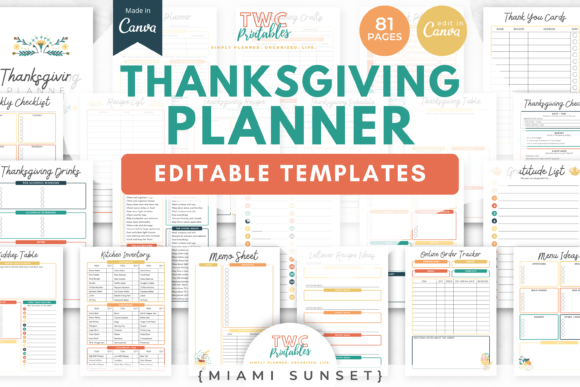 Evaluating Thanksgiving Planner Canva Templates 8 for a Seamless Holiday Host