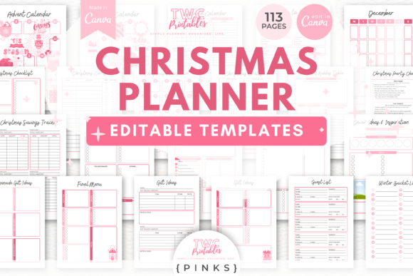 Master Your Festive Season with a Comprehensive Christmas Planner Canva Template