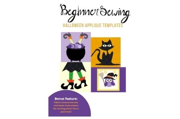 Practical Halloween Sewing Applique Templates for Festive Home Décor