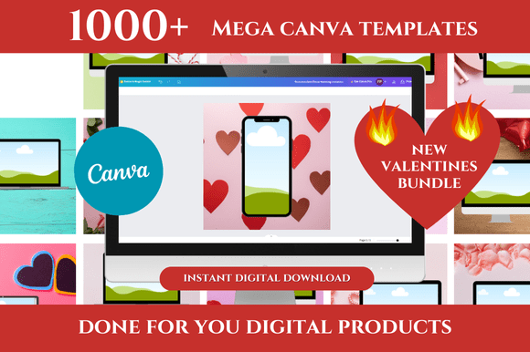 Streamline Your Etsy Shop with 1000 Canva Templates