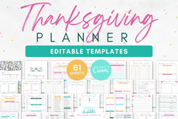 Streamline Your Feast: How Thanksgiving Planner Canva Templates Revolutionize Holiday Preparation