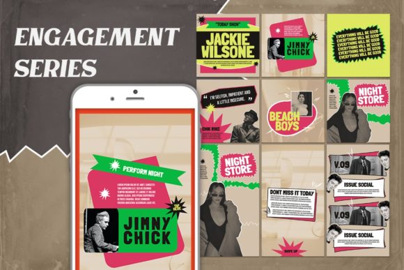 Streamlining Visual Content with Engagement Instagram Templates