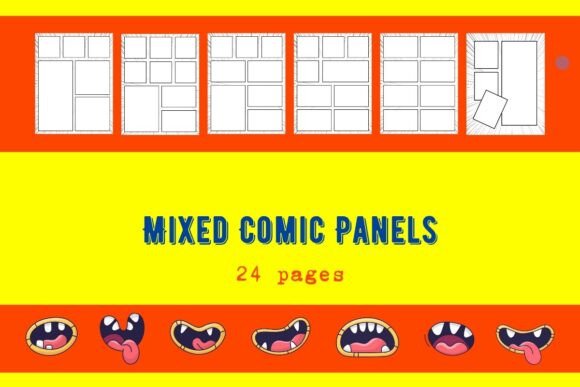 Structuring Narrative Flow: A Guide to Square Manga Templates