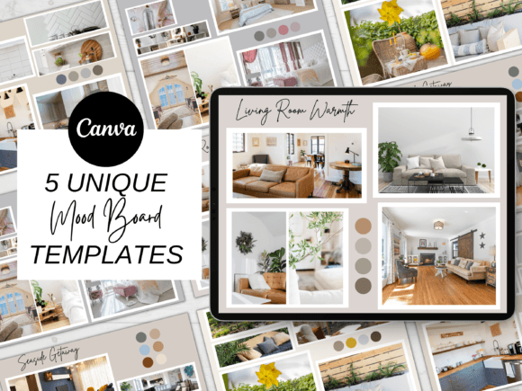 Transform Your Creative Vision with Mood Board Templates for Canva