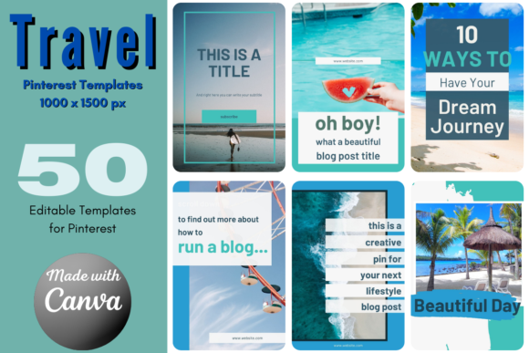 Unlock Your Travel Business Potential: A Deep Dive into Editable Canva Pinterest Templates