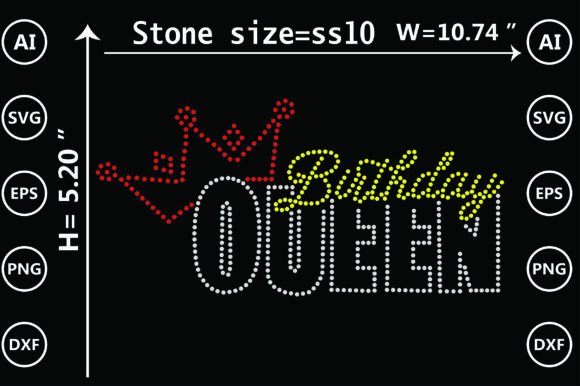 Unlocking Creativity with Queen Rhinestone Templates Design