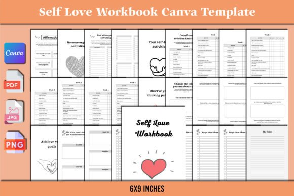 Your Path to Self-Love: A Practical Workbook Template